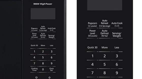 Panasonic-NN-SB458S-control-panel