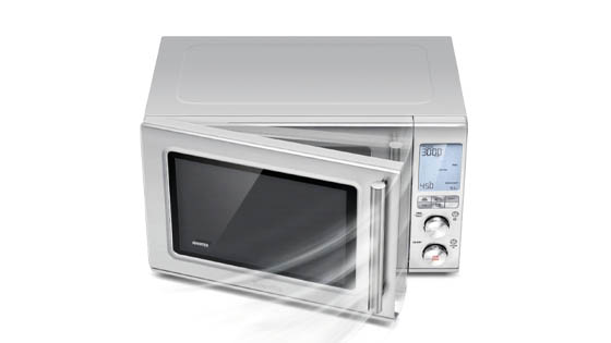 brushed-stainless-steel-casing-of-backlit-keypad-microwave