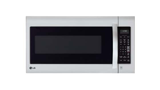 LG LMV2031ST Microwave with Metal Rack