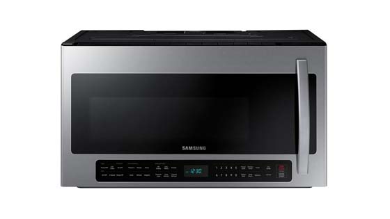 Samsung ME21R7051SS Microwave with Metal Rack